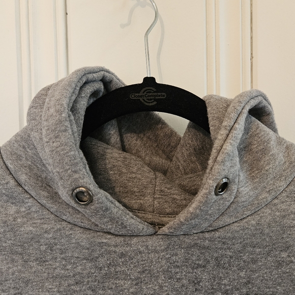 Used Medium Men's Gray Bench Pullover Hoodie - Picture 10 of 15